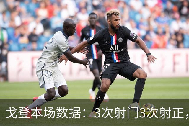 戈登本场数据：3次射门3次射正，送出4次关键传球，获评7.7分