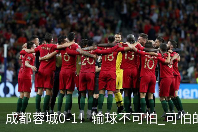 成都蓉城0-1！输球不可怕 可怕的是阿洛伊西赛后发言 坚信可以拿到冠军